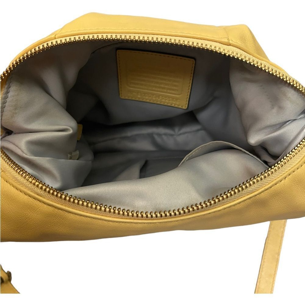 Coach Kristin F22306 in Buttercup Leather Crossbody/Shoulder Bag w/Gold Fittings - Picture 10 of 13